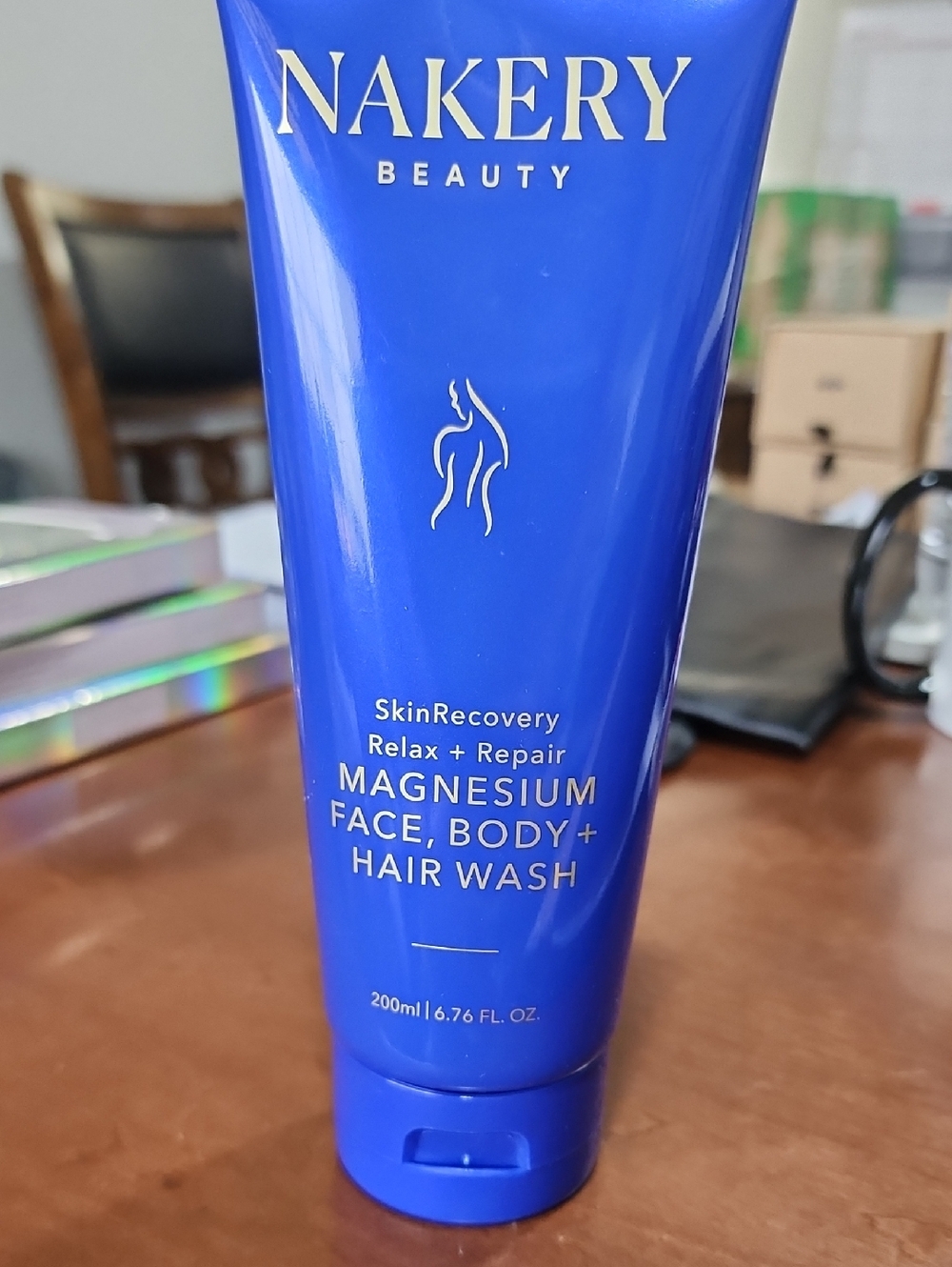 Nakery Beauty Magnesium Face, Body + Hair Wash - Blue